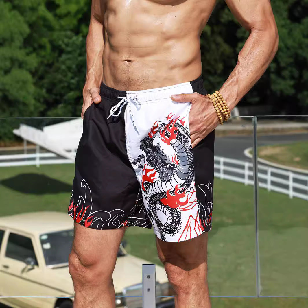 Men's Double Layer Quick-drying Beach Pants