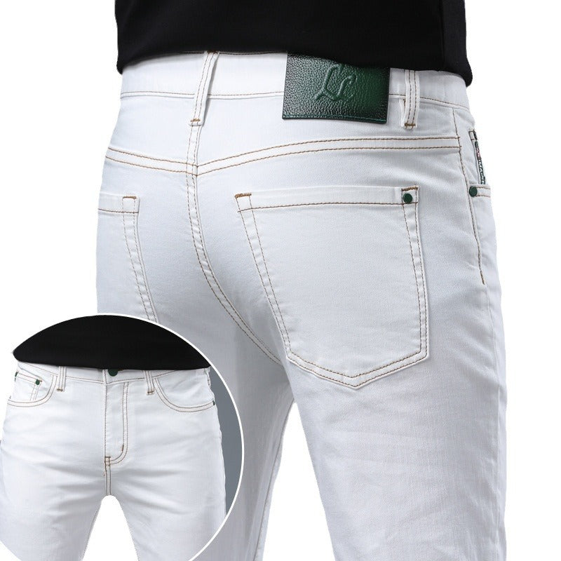 Xintang Nostalgic Washed Jeans – Men’s Vintage Style for Spring/Summer