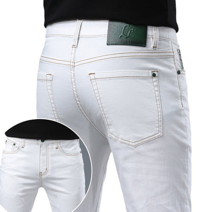 Xintang Nostalgic Washed Jeans – Men’s Vintage Style for Spring/Summer