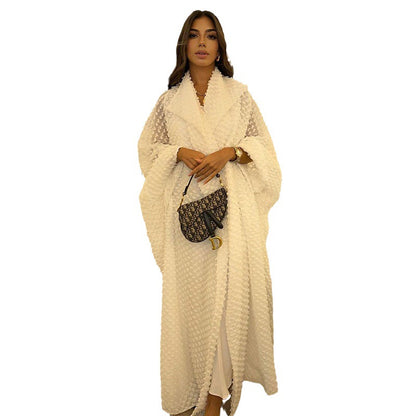 Women's Simple Middle East Batwing Sleeve Robe