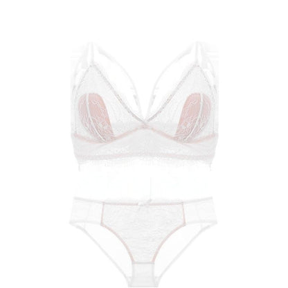 Sexy Comfortable Underwear Push Up Small Size Pure Desire Lace Bra Suit