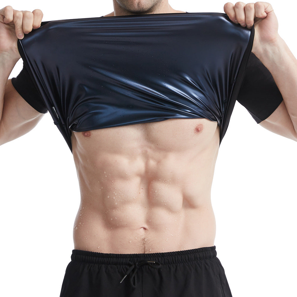 Men's Violently Sweat Suit Sports Short-sleeved Shorts Suit