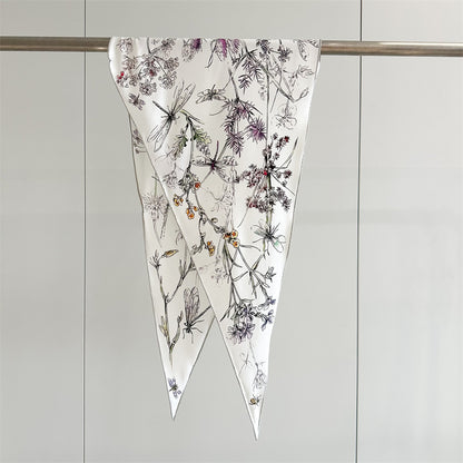 Twill Silk Scarf Women's Light Luxury