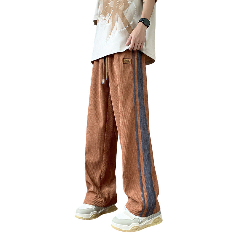 Loose Corduroy Trousers for Men – Winter Leisure Fashion Pants by NYLIXA