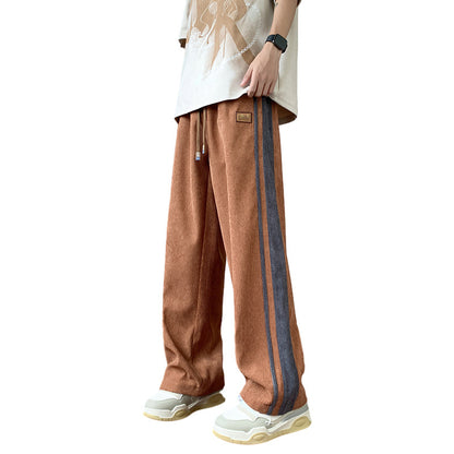 Loose Corduroy Trousers for Men – Winter Leisure Fashion Pants by NYLIXA