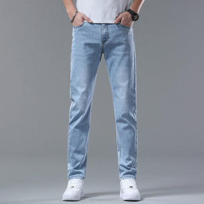 Men’s Stretch Slim Straight Pants – Sleek Fit, All-Day Comfort