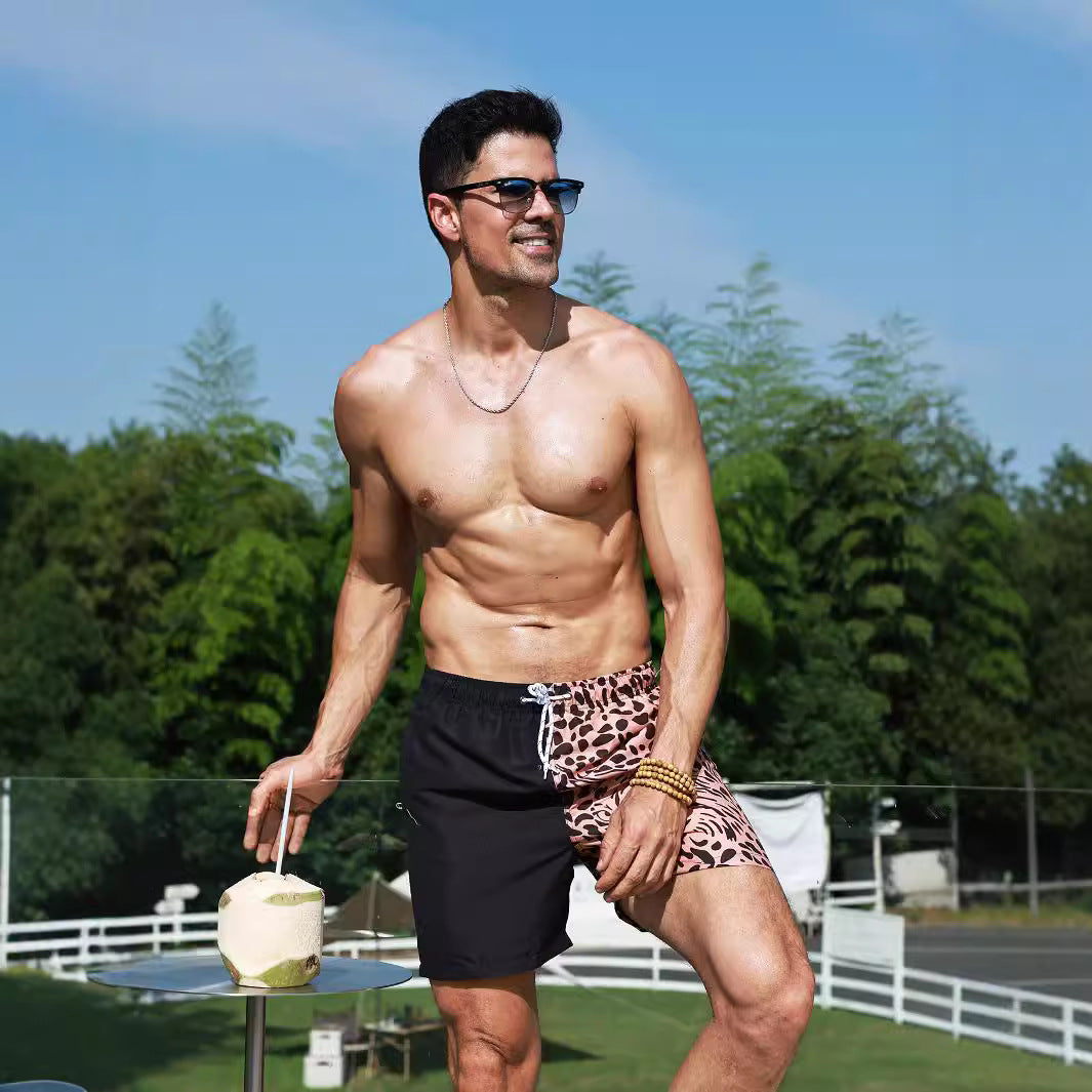 Men's Double Layer Quick-drying Beach Pants