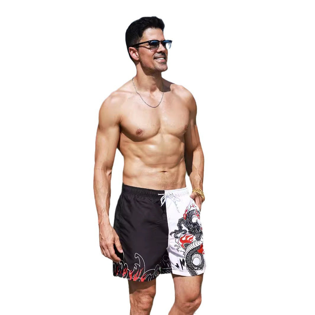 Men's Double Layer Quick-drying Beach Pants