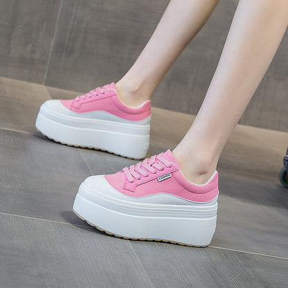 All-match Fashion Thick Bottom 8cm Trendy Ins Simple Shoes Women