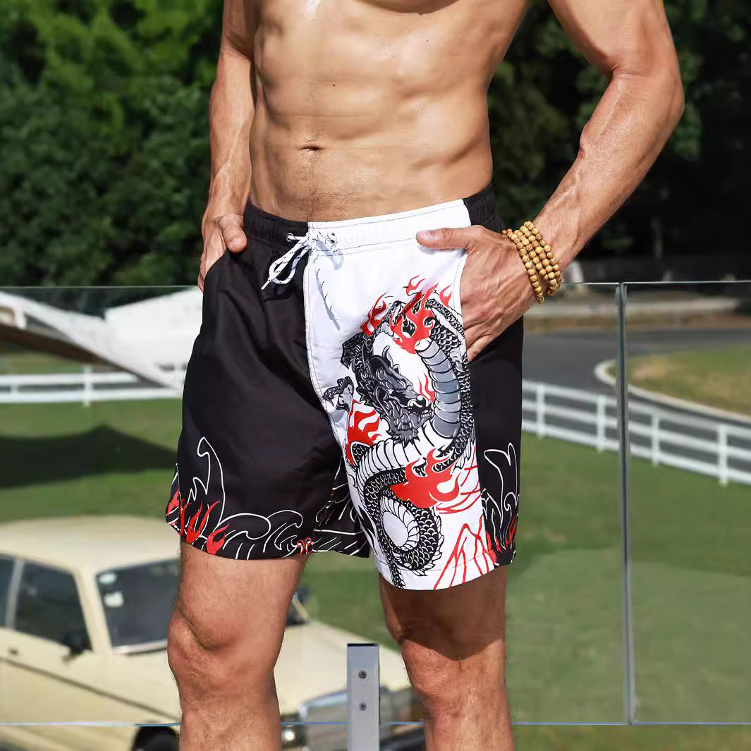 Men's Double Layer Quick-drying Beach Pants