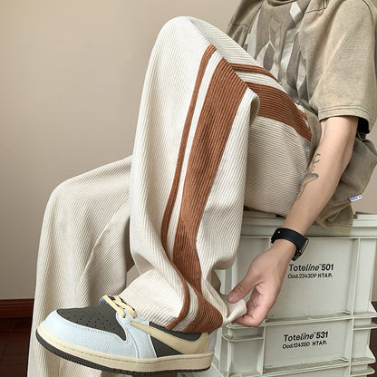 Loose Corduroy Trousers for Men – Winter Leisure Fashion Pants by NYLIXA