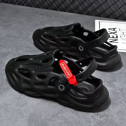 Men’s Coconut Hole Shoes – Dual-Use Indoor/Outdoor Breathable Sandals