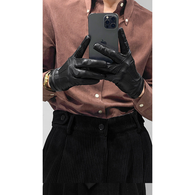 Men’s Spring Italian Large Pointed-Collar Slim Fit Shirt – Elegant Casual