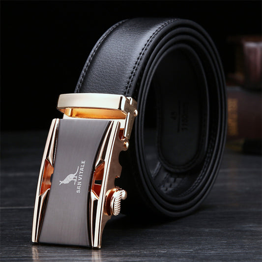 Leather Automatic Buckle Fashion Classic Cowhide Belt