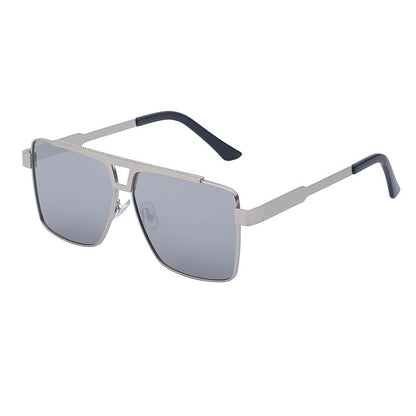 Men’s Square Frame Sunglasses – Full Frame, UV Protection, Trendy Outdoor Eyewear