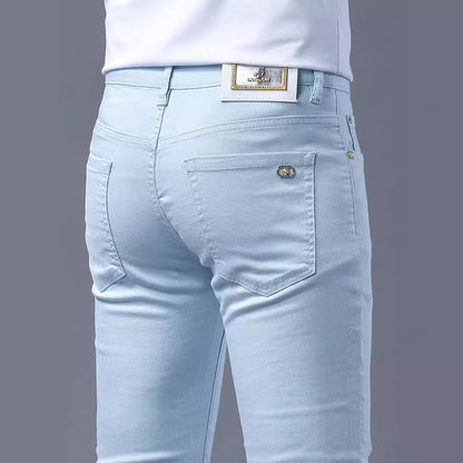 Xintang Nostalgic Washed Jeans – Men’s Vintage Style for Spring/Summer