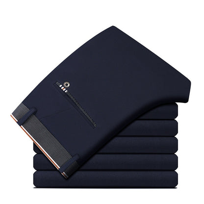 Men's Korean Style Slim Fit Stretch Suit Pants – Formal Pencil Trousers