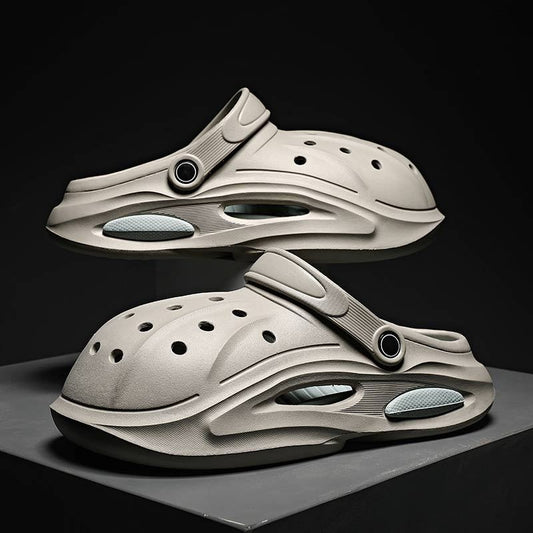 Men’s Soft Leather Indoor Slippers – Non-Slip, Soft-Bottom Comfort