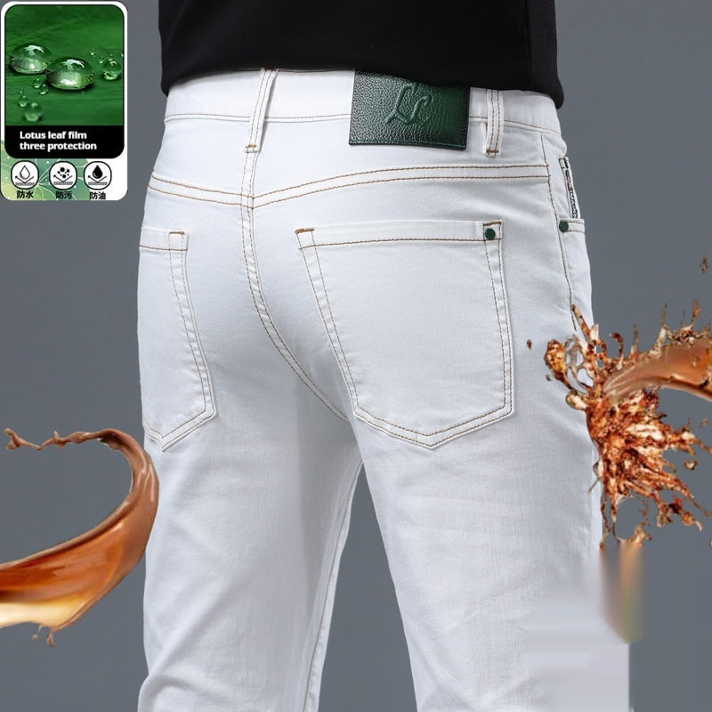 Xintang Nostalgic Washed Jeans – Men’s Vintage Style for Spring/Summer