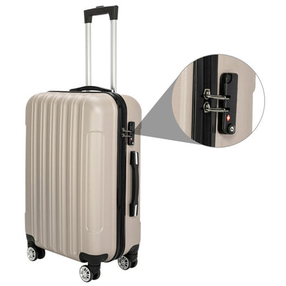 Vertical Pattern Three In One Handle Universal Wheel Pull Rod Box, 20in, 24in, 28in ABS Aluminum Alloy Pull Rod