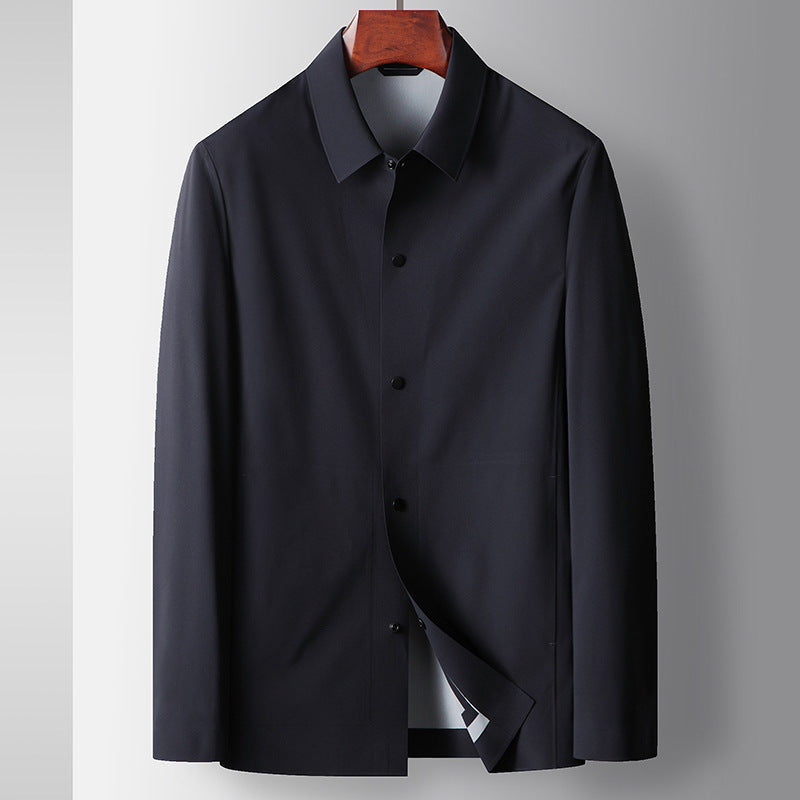 Men’s Business Casual Lightweight Coat – Spring & Summer Thin Layer