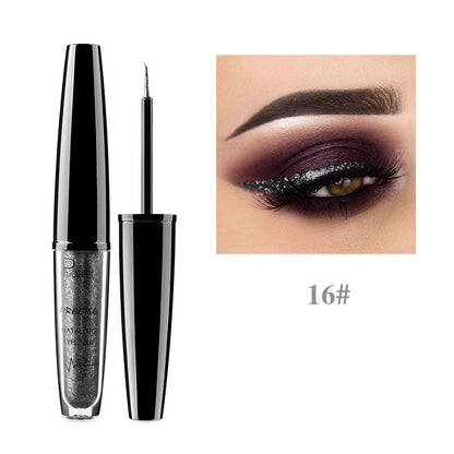 Pearlescent Liquid Eyeliner Pudaier Metal