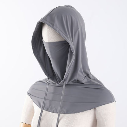 Anti-ultraviolet Outdoor Ice Silk Veil Cover Full Face Sun Mask