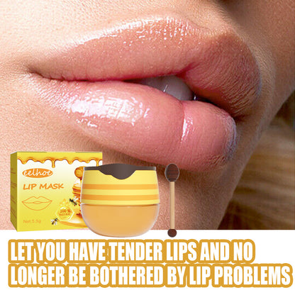 EELHOE Honey Lip Mask – Exfoliating & Moisturizing Bee Lipstick for Soft, Bright Lips