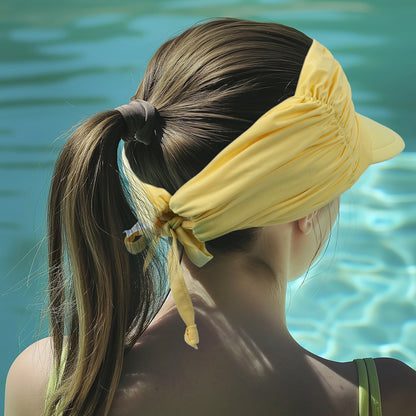Sun Protection UV Protection Big Brim Cover Face Outdoor Swimming Topless Hat