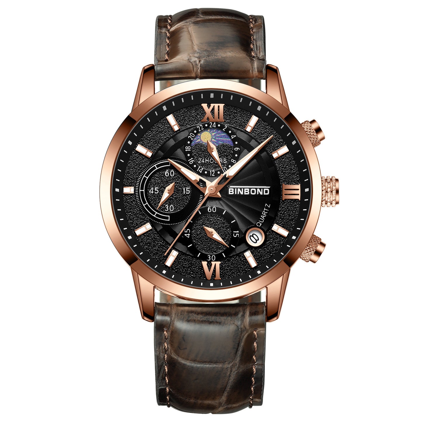 BINBOND Men’s Luxury Chronograph Watch – Elegance in Every Second