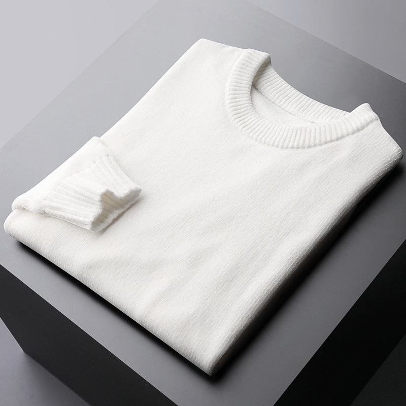 Long Sleeve Sweater Men's Autumn And Winter Thermal Head Cover Half Turtleneck