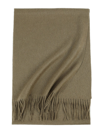 Water Ripple Pure Color Cashmere Warm Scarf