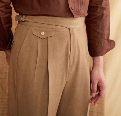 Men's Naples High Waist Straight Casual Pants – Versatile All-Matching Commuter Style | NYLIXA