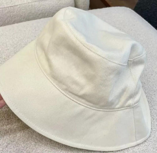 Unisex Summer Folding Outdoor Sun Protection Comfortable Cotton Wide Brim Bucket Hat
