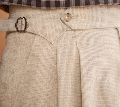 Men’s Naples Slim Fit Suit Pants – Iron-Free Business Commute Trousers