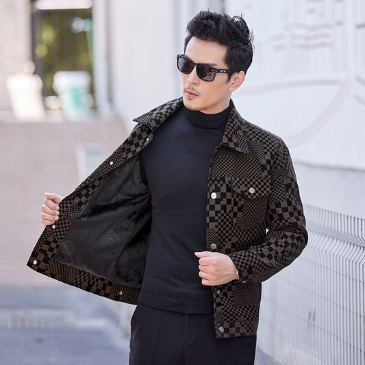 Men's Loose Fit Solid Color Coat – All-Season Comfort & Style