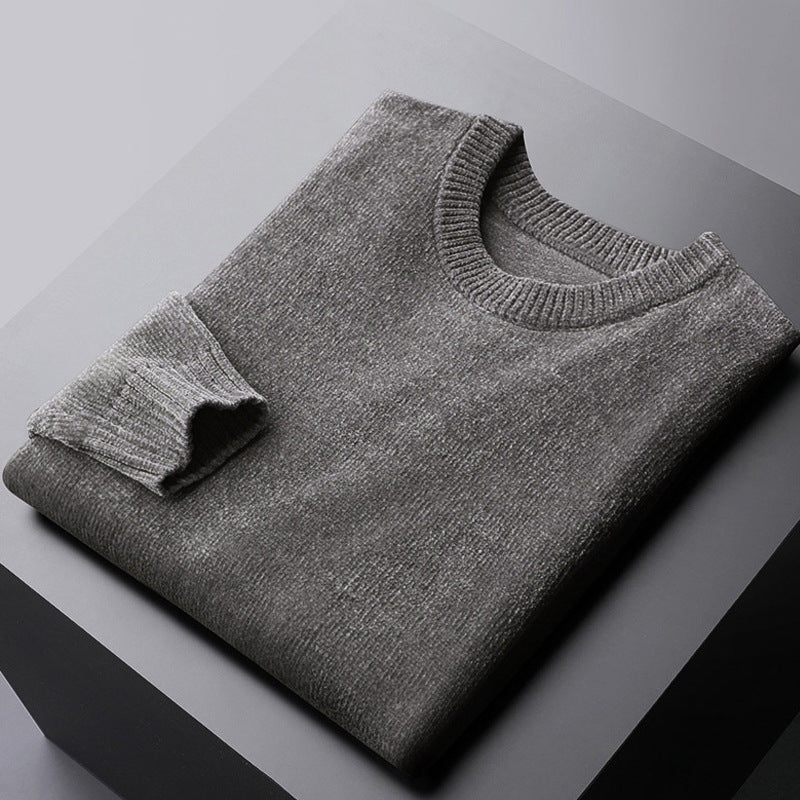 Long Sleeve Sweater Men's Autumn And Winter Thermal Head Cover Half Turtleneck