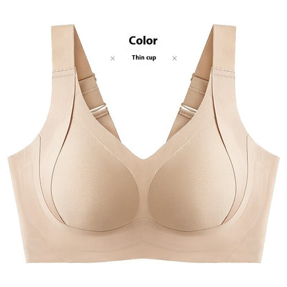 Bra Full Cup Large Size Seamless Thin Underwear