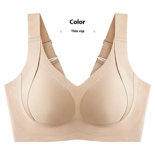 Bra Full Cup Large Size Seamless Thin Underwear