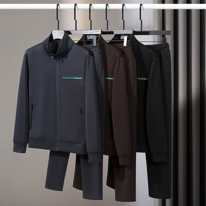 Men’s High-End Two-Piece Long Sleeve Tracksuit – Stylish Casual Sportswear Set