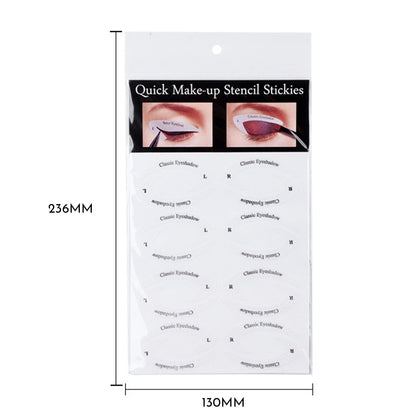 New Eyeliner Sticker European And American Eye Makeup Eyeshadow Makeup Template Makeup Sticker 4 Pieces Reusable And Flexible Eyeliner Tape & Eyeshadow
