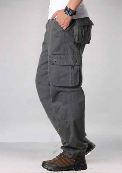 Men’s Fashion Overalls – Streetwear-Inspired Utility Trousers with Adjustable Straps