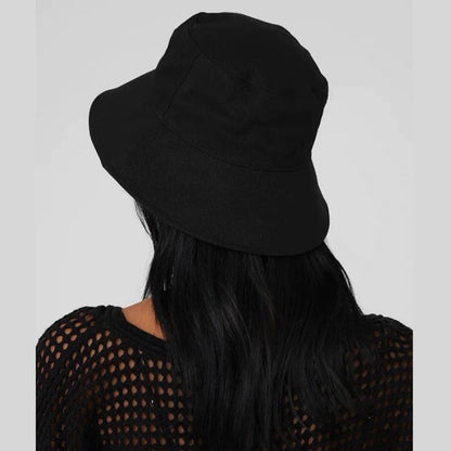 Unisex Summer Folding Outdoor Sun Protection Comfortable Cotton Wide Brim Bucket Hat