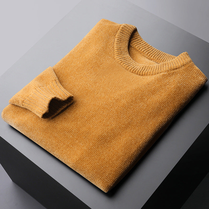 Long Sleeve Sweater Men's Autumn And Winter Thermal Head Cover Half Turtleneck