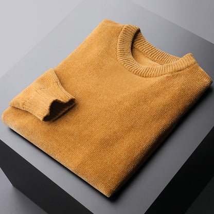 Long Sleeve Sweater Men's Autumn And Winter Thermal Head Cover Half Turtleneck