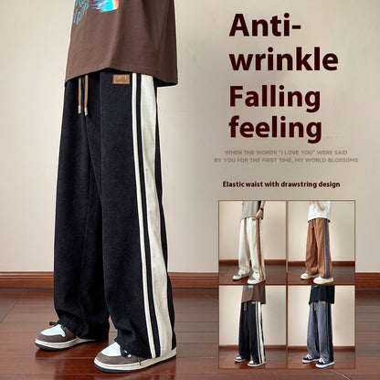 Loose Corduroy Trousers for Men – Winter Leisure Fashion Pants by NYLIXA