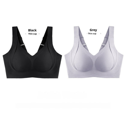Bra Full Cup Large Size Seamless Thin Underwear