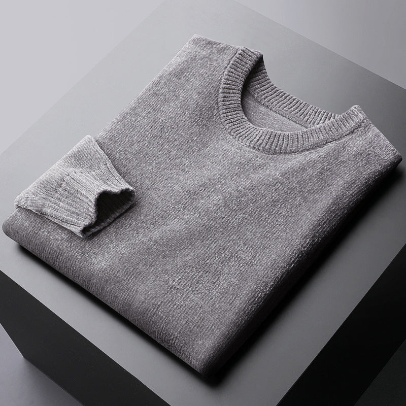 Long Sleeve Sweater Men's Autumn And Winter Thermal Head Cover Half Turtleneck