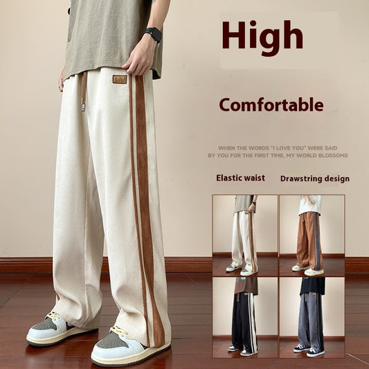 Loose Corduroy Trousers for Men – Winter Leisure Fashion Pants by NYLIXA