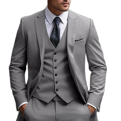 European And American Plus Fat Foreign Trade Plus Size Suit Three-piece Suit